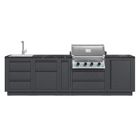 Модульная гриль-кухня BBQ Gourmet 500 черная с грилем NAPOLEON BIG-32
