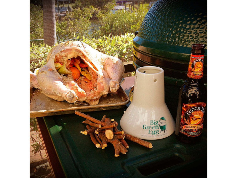 Держатель-подставка для индейки, вертикальный, керамический, Big Green Egg