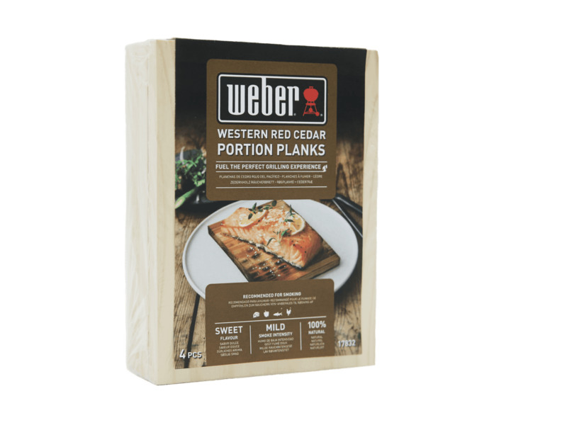Доски для копчения Weber (малые) кедр, 4 шт