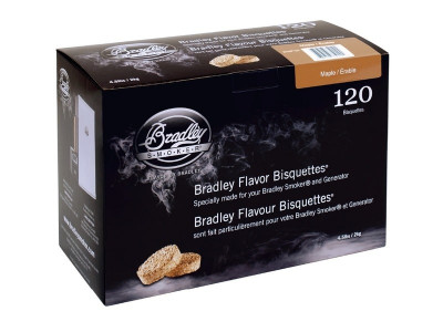 Древесные брикеты для копчения Bradley Smoker "Клён/Maple" (120 шт.)