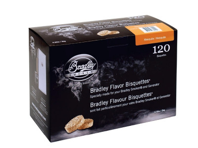 Древесные брикеты для копчения Bradley Smoker "Мескит/Mesquite" (120 шт.)