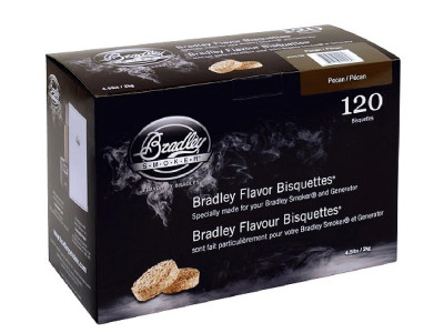 Древесные брикеты для копчения Bradley Smoker "Пекан/Pecan" (120 шт.)