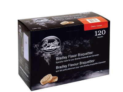 Древесные брикеты для копчения Bradley Smoker "Вишня/Cherry" (120 шт.)