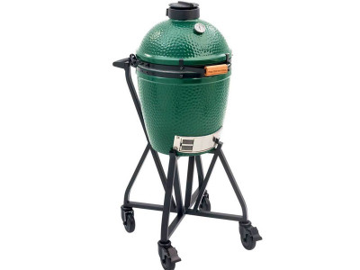 Керамический гриль Big Green Egg M в ножках с рукоятью