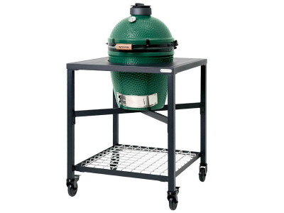 Керамический гриль Big Green Egg M в модульной подставке