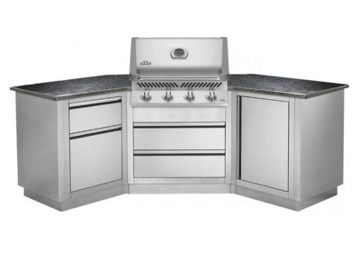 Модульная летняя кухня BBQ Gourmet-200 с грилем NAPOLEON BILEX-485