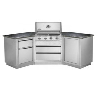 Модульная летняя кухня BBQ Gourmet-200 с грилем NAPOLEON BILEX-605