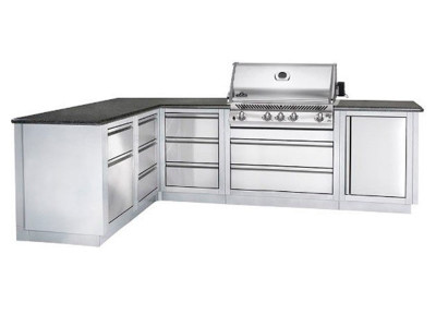 Модульная летняя кухня BBQ Gourmet-300 с грилем NAPOLEON BILEX-485