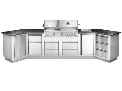 Модульная летняя кухня BBQ Gourmet-400 с грилем NAPOLEON BIPRO-825