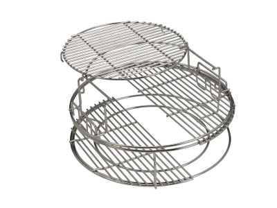Набор многоуровневых стальных решеток EGGspander для гриля Big Green Egg L, 5 частей