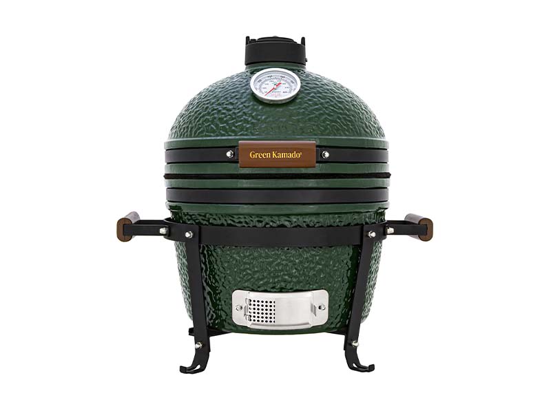 Печь Green Kamado S керамическая (диаметр решетки 34 см) с подставкой