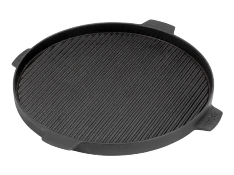 Сковорода чугунная планча, двусторонняя для Big Green Egg L (диаметр 35см)
