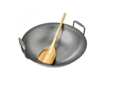 Сковорода вок из углеродистой стали диаметр 400 мм Big Green Egg