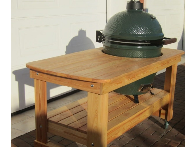 Стол из лиственницы для гриля Big Green Egg L