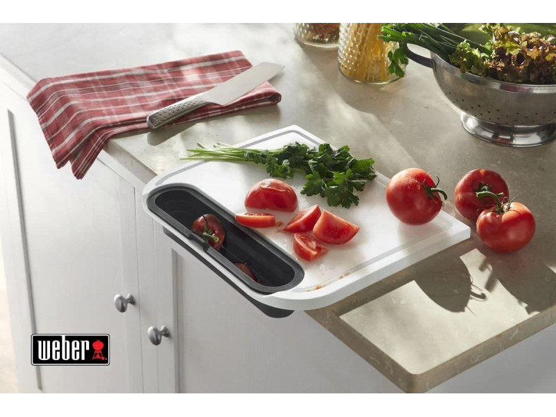 Доска разделочная с контейнером Weber