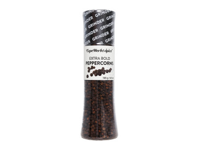 Перец черный горошек 185г мельница CapeHerb