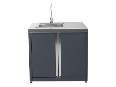 Модуль уличной кухни SMART-900 Шкаф с мойкой Helios