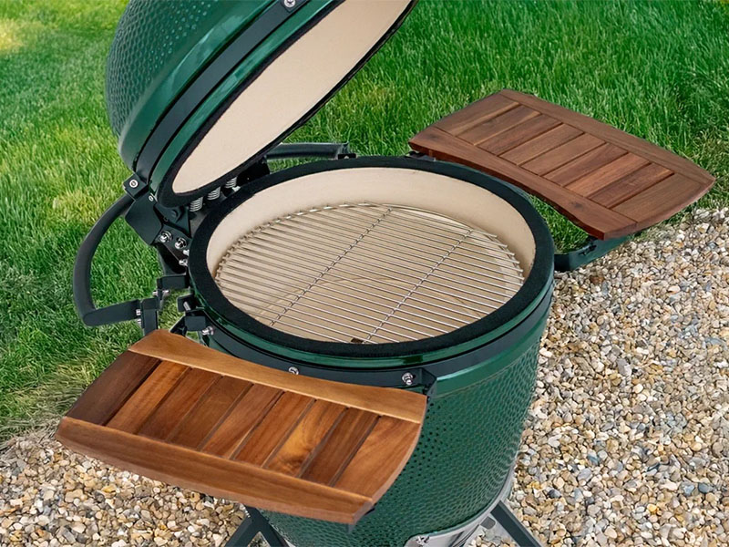 Печь Green Kamado L керамическая II, подставка, столики